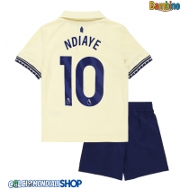 Maglie da calcio Everton Iliman Ndiaye #10 Seconda Maglia Bambino 2025-26 Manica Corta + Pantaloni corti)